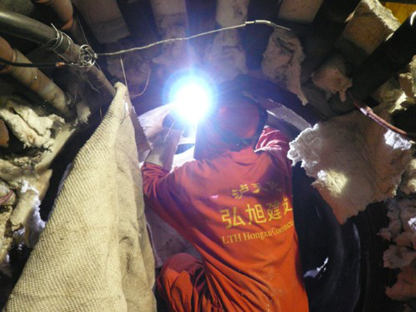 建峰化工股份有限公司100E43管箱上接管焊縫技術(shù)改造項目(圖2) 建峰化工股份有限公司100E43管箱上接管焊縫技術(shù)改造項目(圖2)